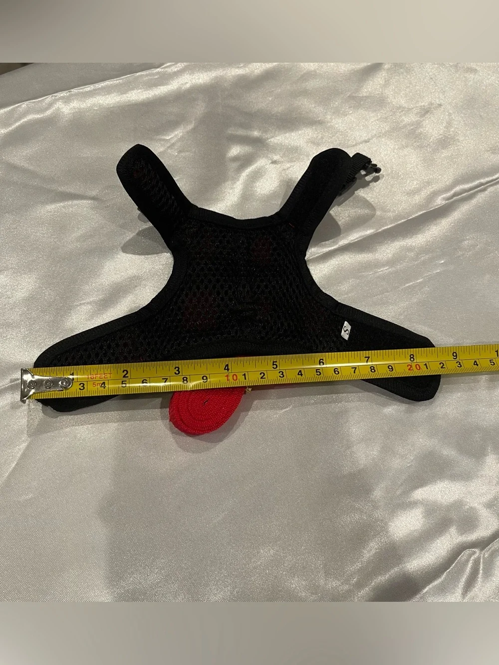 Harness & Leash Plaid Red Black Small Animal Petit Cat Ferret Dog Bunny Iguana